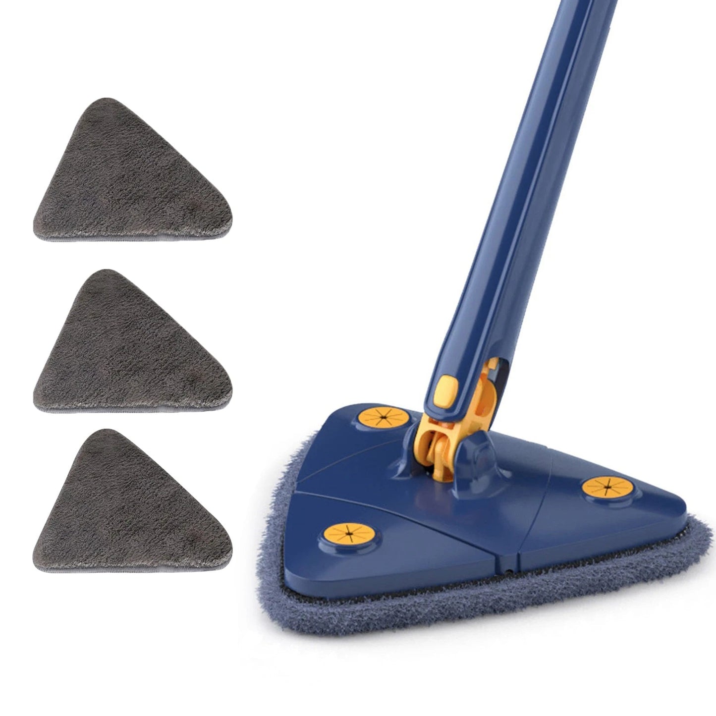 360° Rotating Triangle Mop – Reach Every Corner with Ease