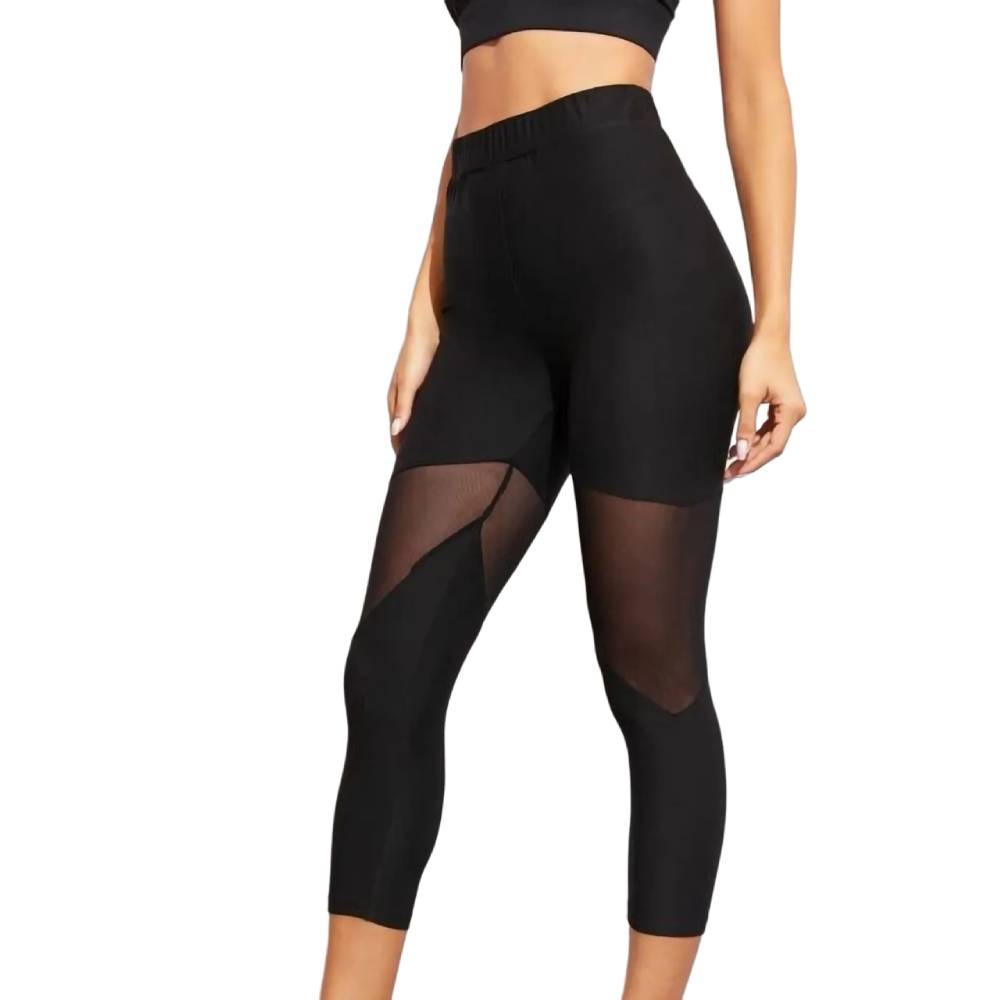 High-Waist Elastic Gym Leggings – Flexible Fit for Every Workout!