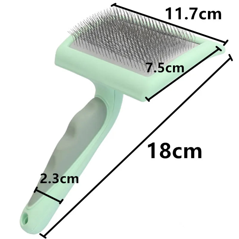 Self-Cleaning Pet Grooming Brush – Massage Comb & Hair Remover