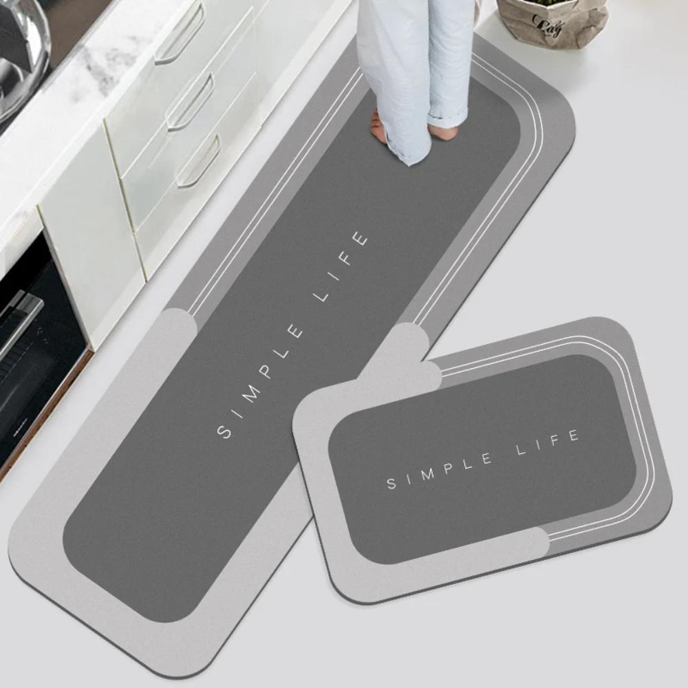 Absorbent Kitchen and Bathroom Mat-Wevllo