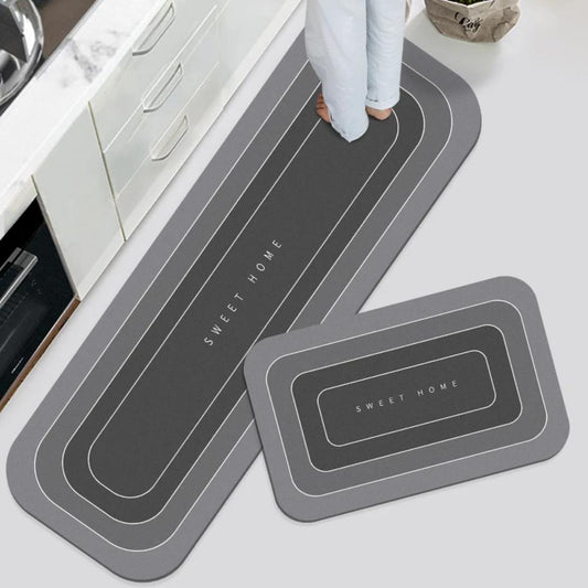 Absorbent Kitchen and Bathroom Mat-Wevllo