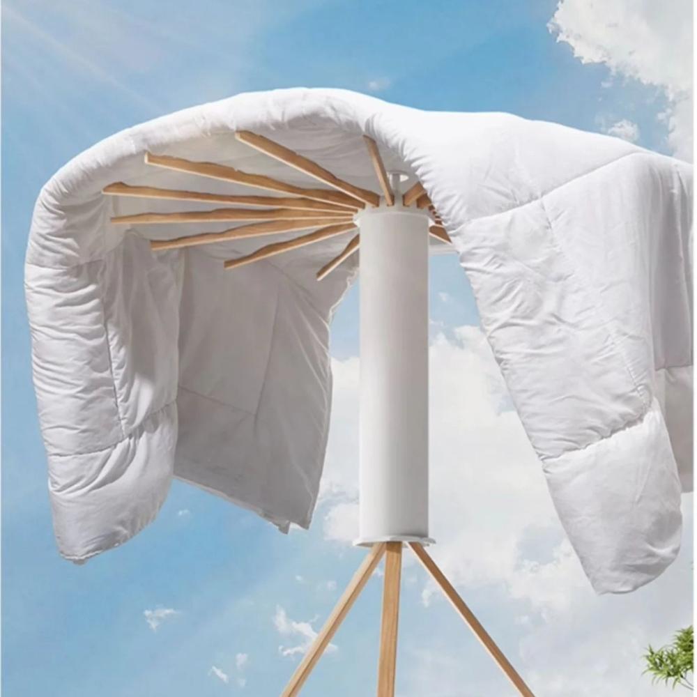 Foldable Wooden Clothes Drying Rack