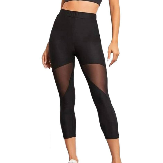 High-Waist Elastic Gym Leggings-Wevllo