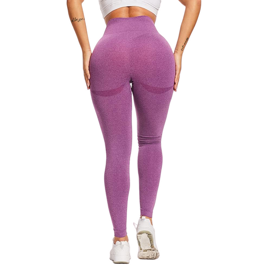 High-Waist Seamless Gym Leggings-Wevllo
